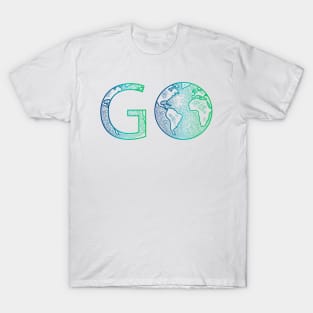 Travel World Map Go Traveller T-Shirt